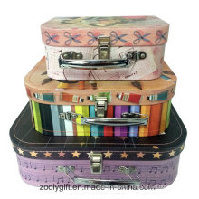 Fancy Printing Paper Suitcase for Gift Packing